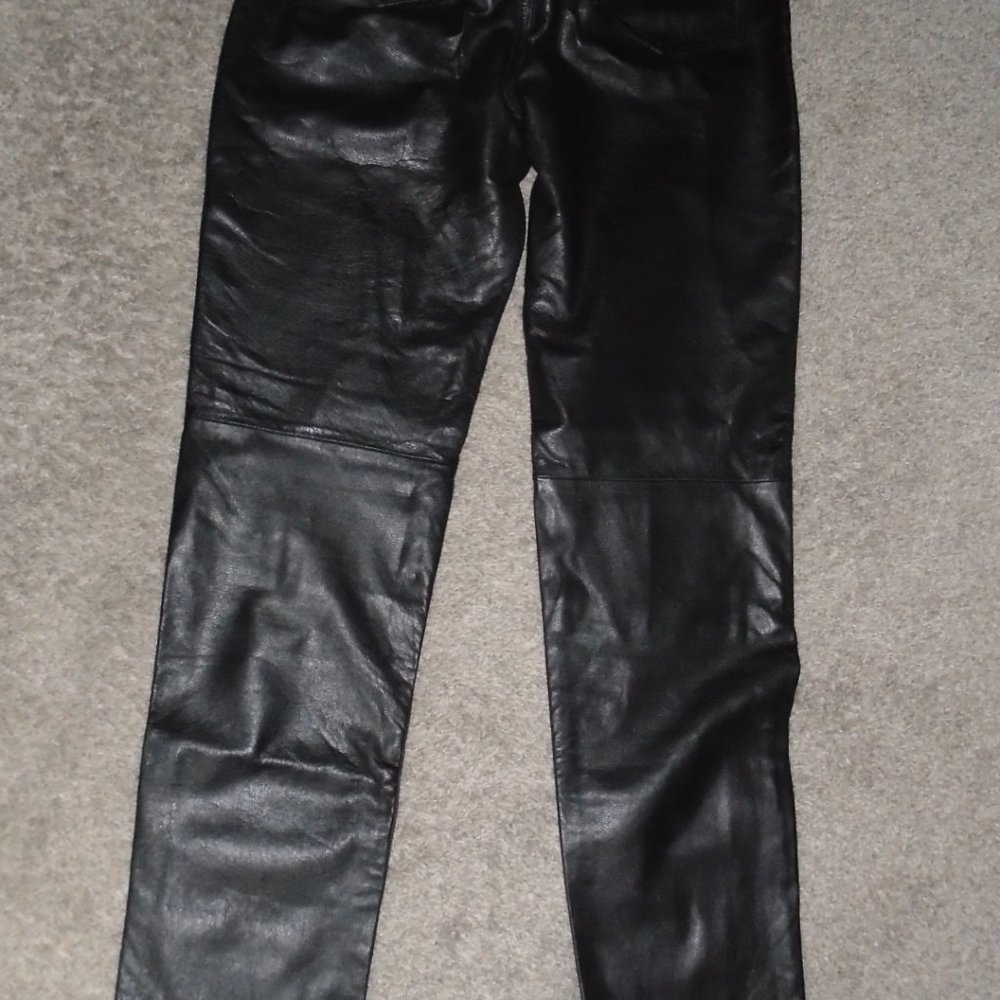 Wilson's Black Leather Pants